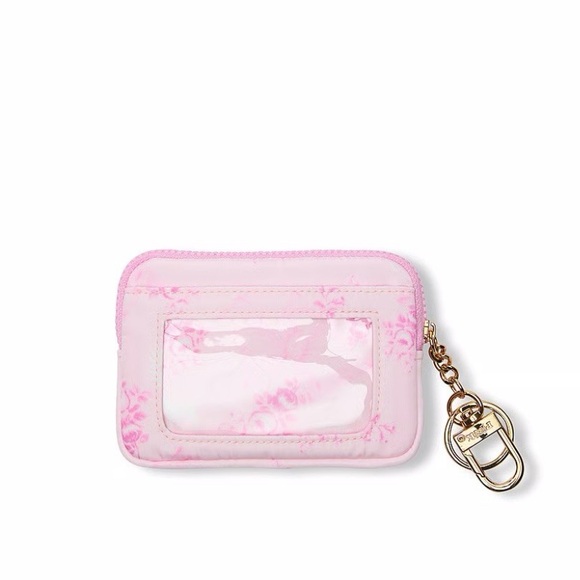 Loveshackfancy x Pink Floral Zip Card Case - Picture 2 of 4
